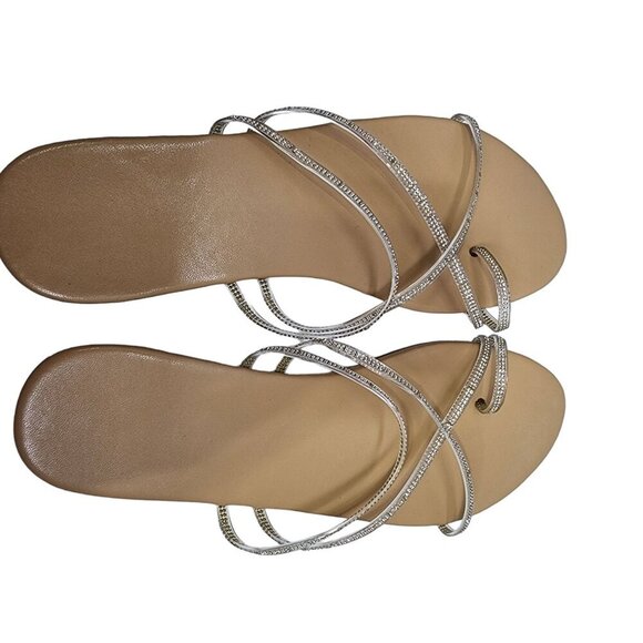 Unbranded Slip‎ on Rhinestone Sandals Women's Size 42 - Picture 5 of 10